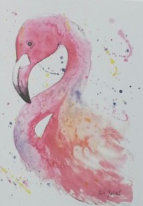 angelika-gallant-flamingo-feb-1-watercolor-class