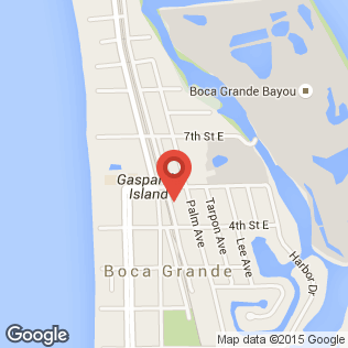 Downtown Boca Grande map